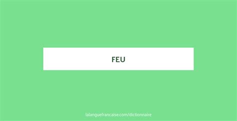 mis.feu|feu definition.
